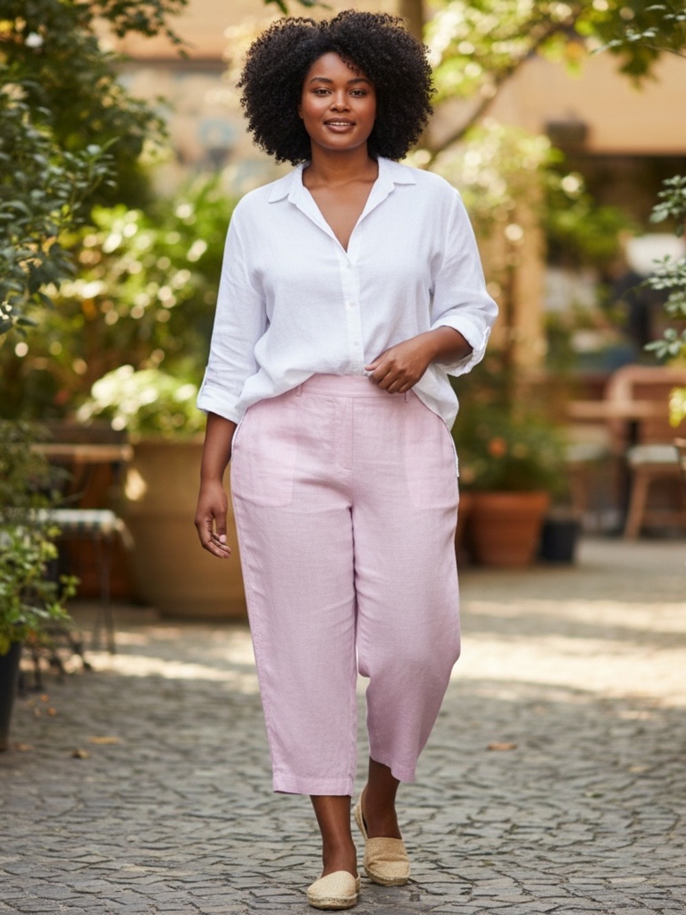 Talbots linen pants size 14